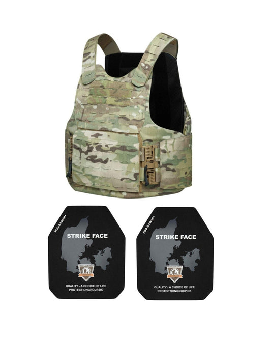 Multicam militaire level III+ ICW 3A scherf en kogelwerende vest water en IRR-bestendig