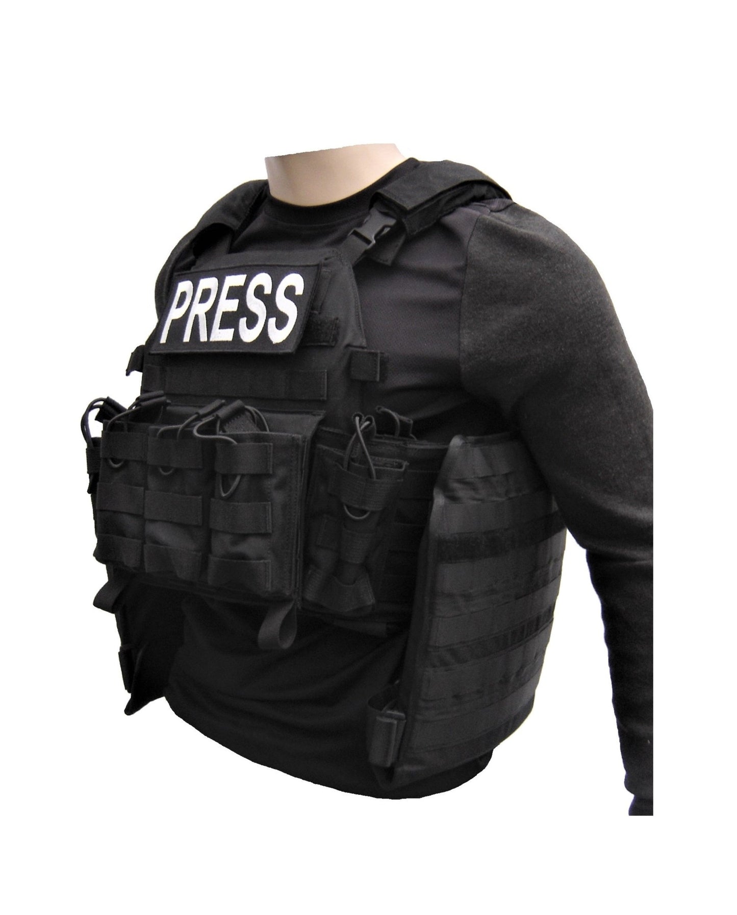 Kogelvrij vest PRESS plate carrier 4 grote zijplaten level IV