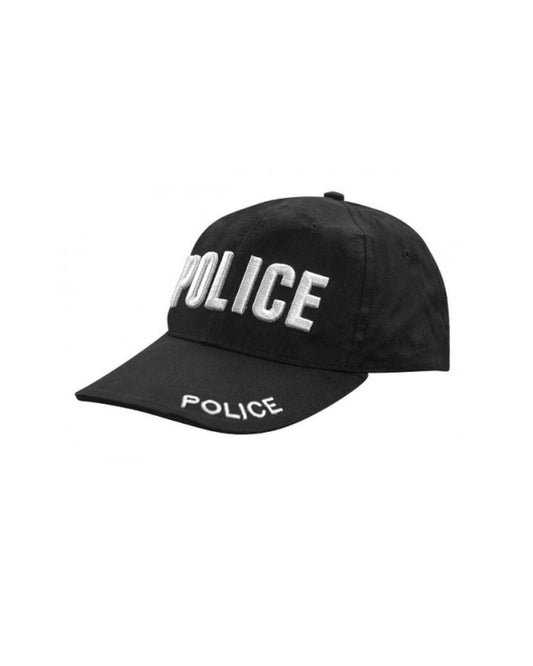 POLICE pet luxe zwart Baseball cap