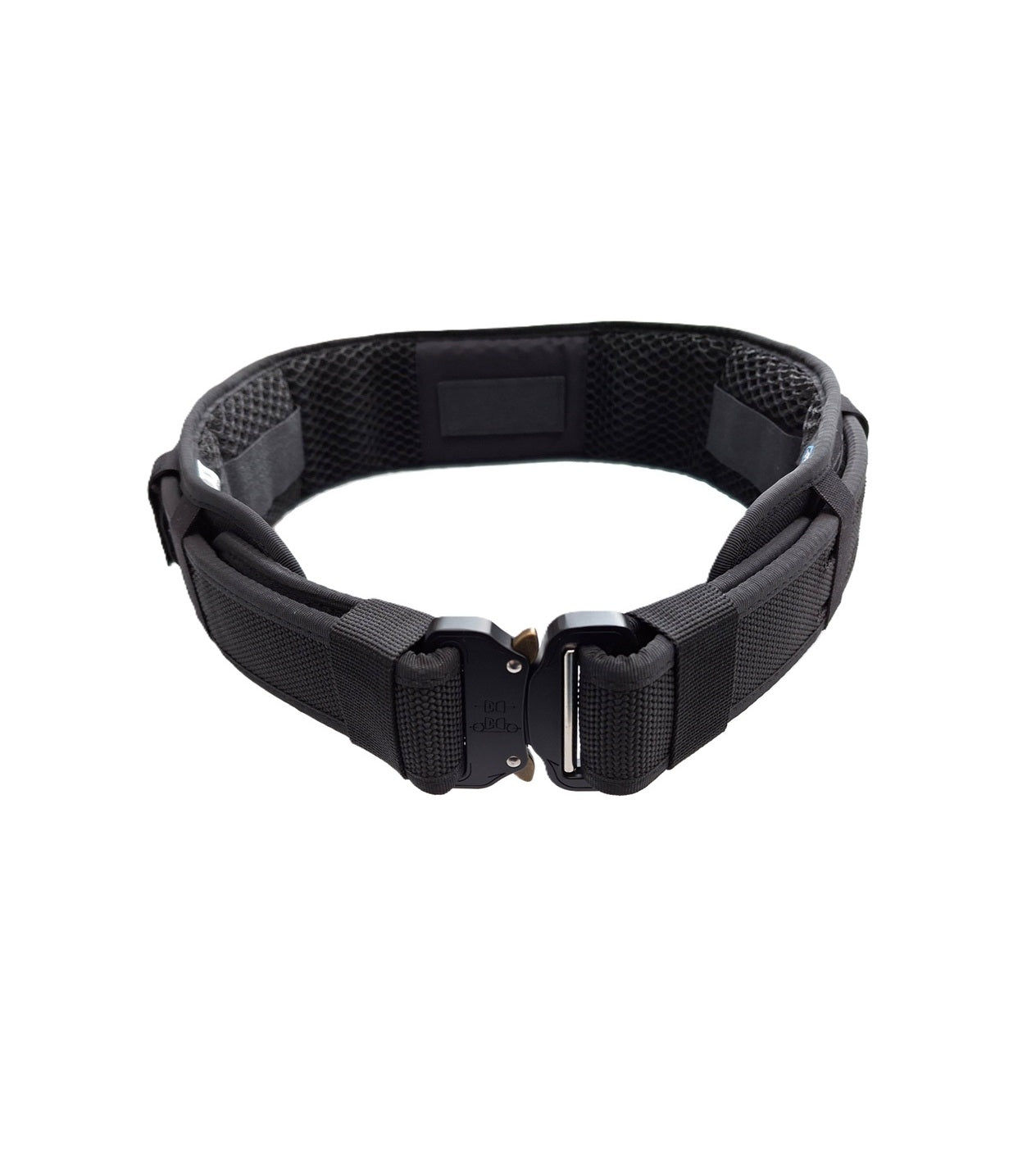 Tactische riem zwart met laser cut padding VBR-Belgium