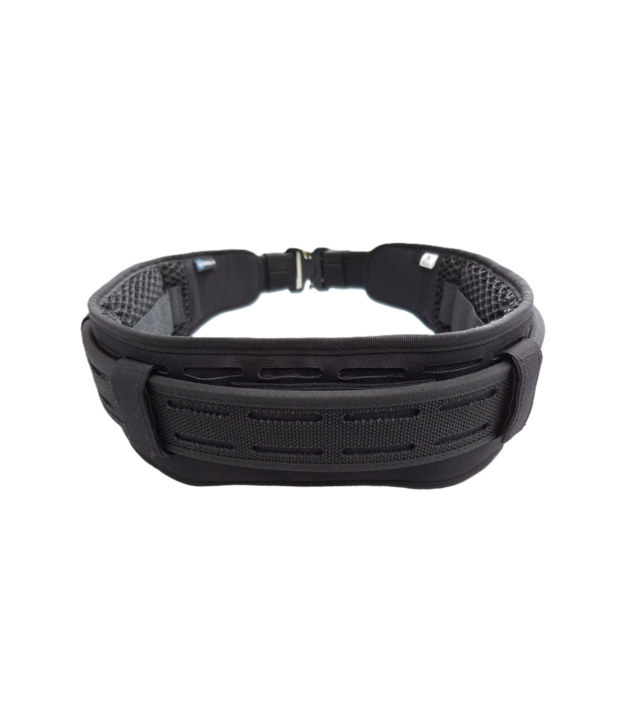 Tactische riem zwart met laser cut padding VBR-Belgium