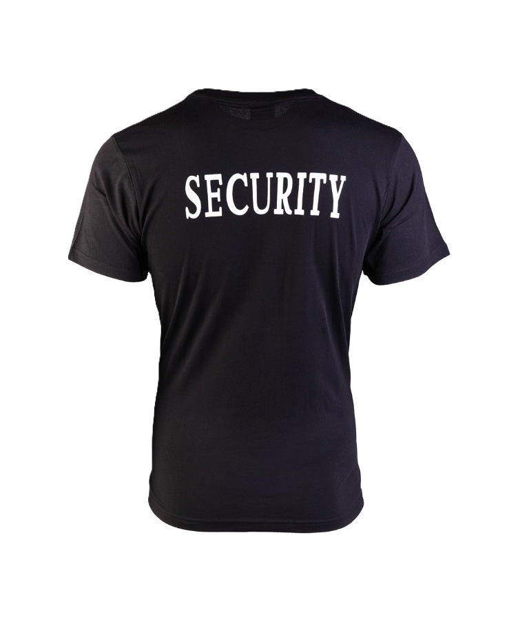 SECURITY T-shirt zwart met witte letters