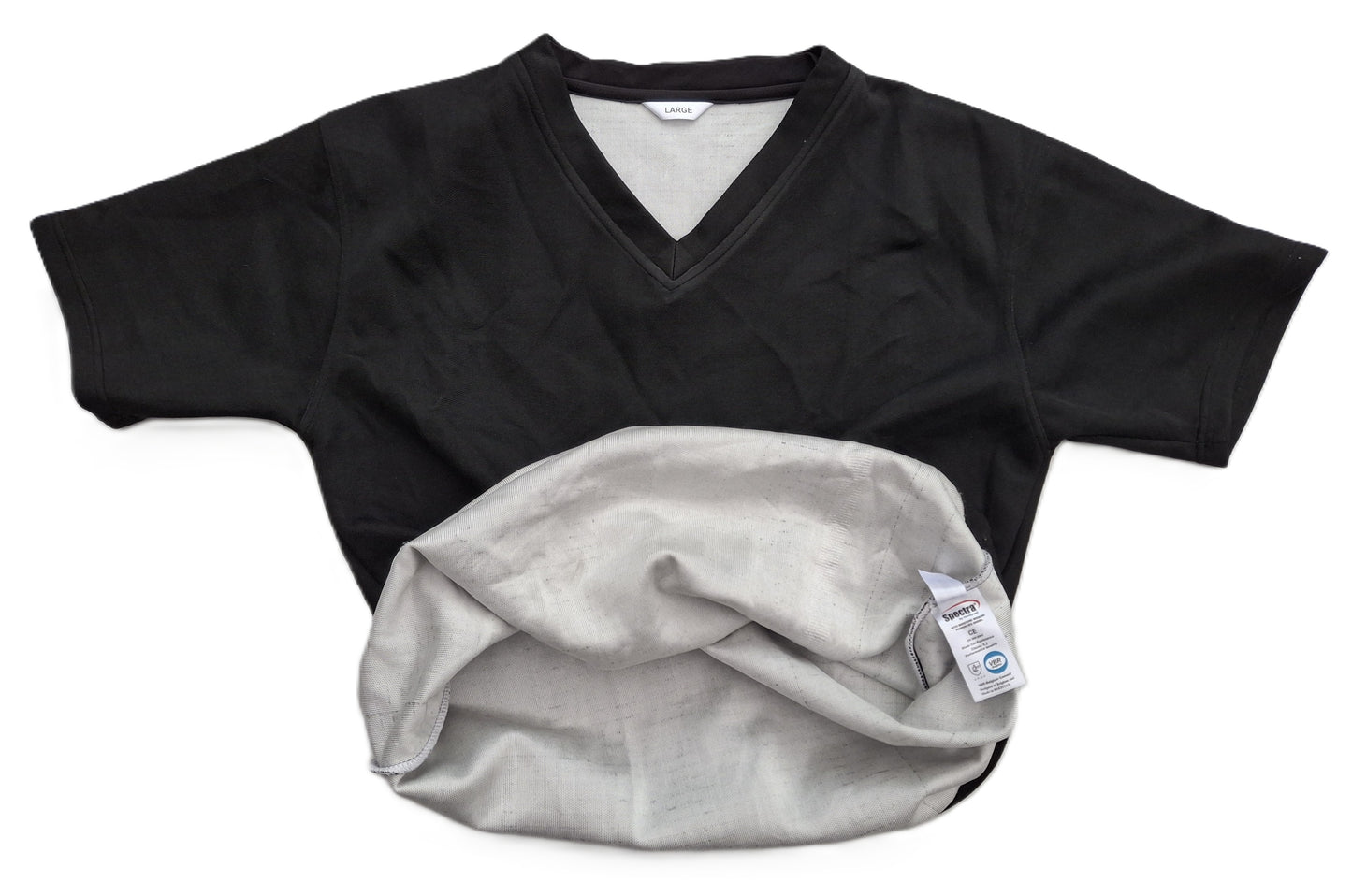 Snijwerend onderhemd snijbestendige T-shirt zwart Level 5 Dual Face VBR-Belgium steekwerende en scherfwerend Beschikbaar