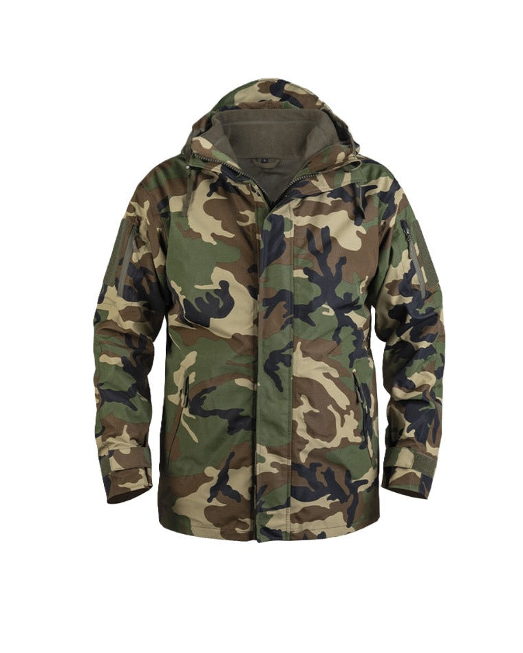 Woodland regenjas met uitneembare fleece