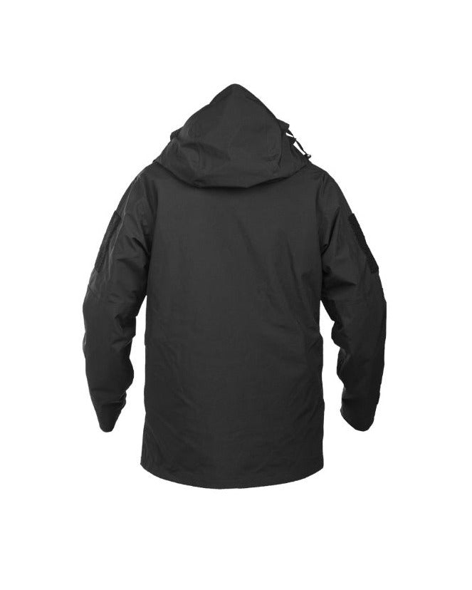 Zwarte tactische regenjas met uitneembare fleece Gen II