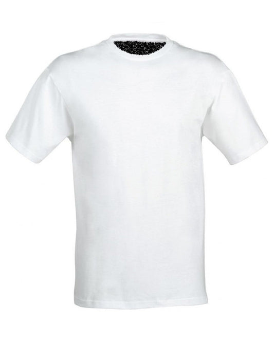 Witte snijwerende snijbestendige T-shirt Level 5 VBR Belgium