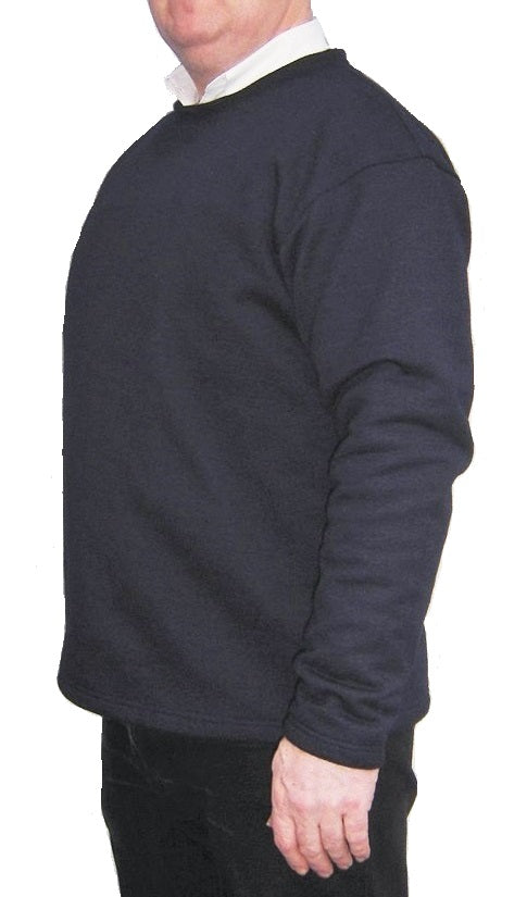 Blue stab resistant and fire retardant pullover sweater VBR-Belgium