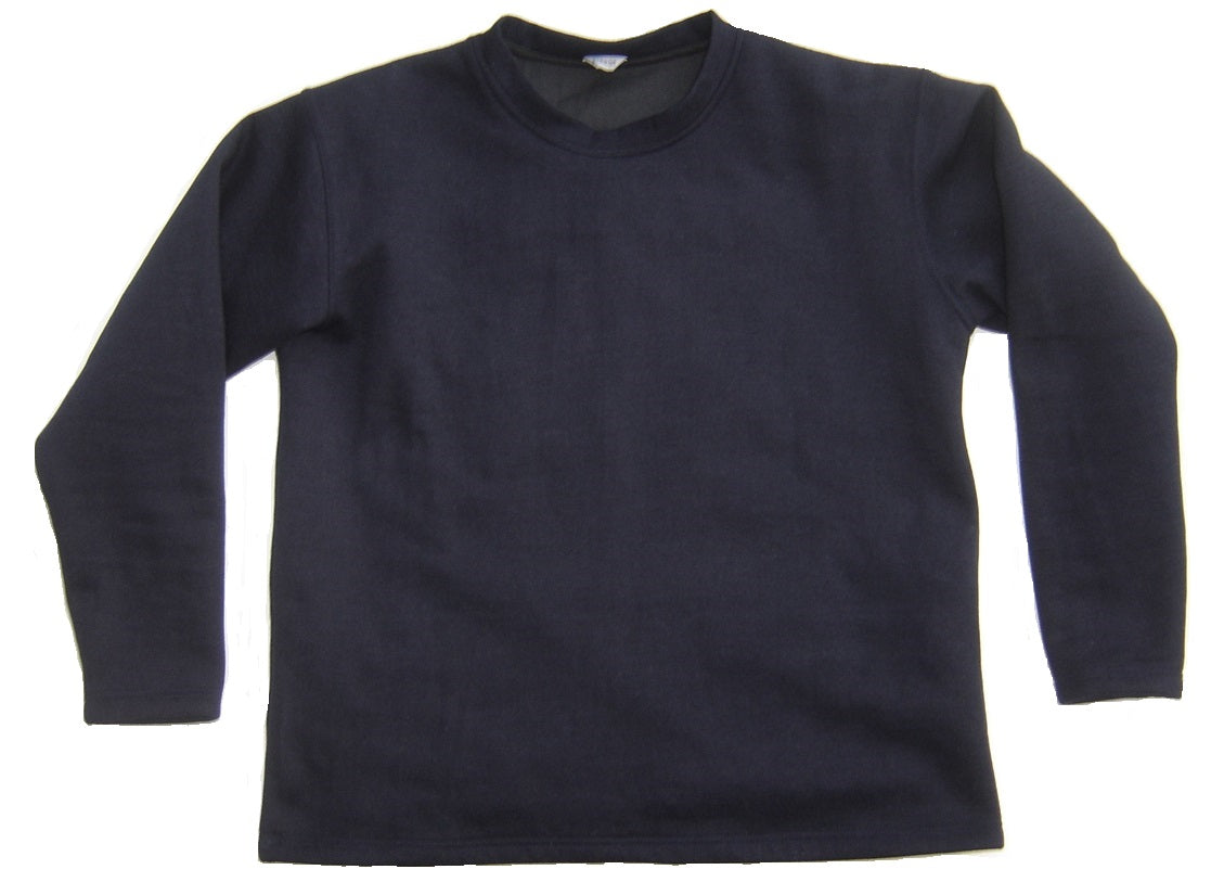 Blauwe steekwerende en brandvertragende trui sweater VBR-Belgium