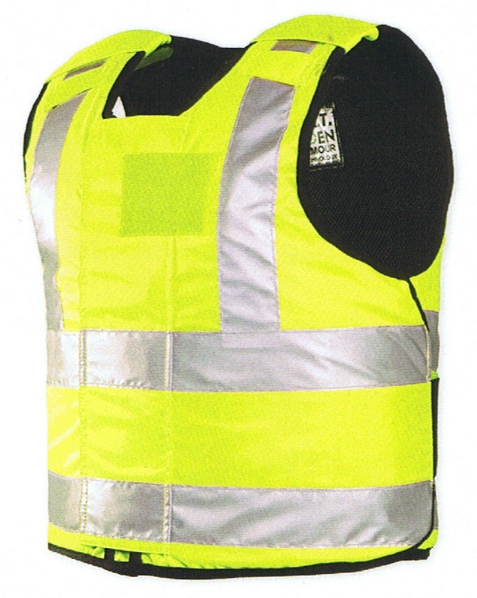 Helios geel high visibility fluo kogelvrij vest HO1-KR1 Sioen