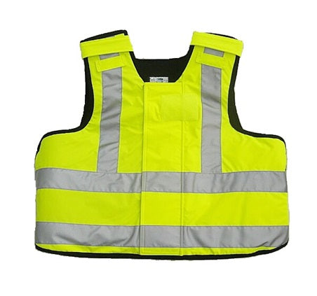 Helios geel high visibility fluo kogelvrij vest HO1-KR1 Sioen