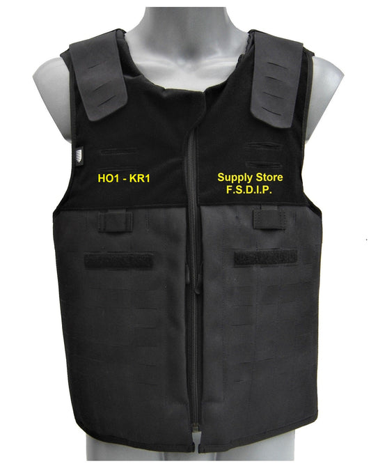 Bulletproof vest police Belgium Lasercut H01-KR1 Sioen blue