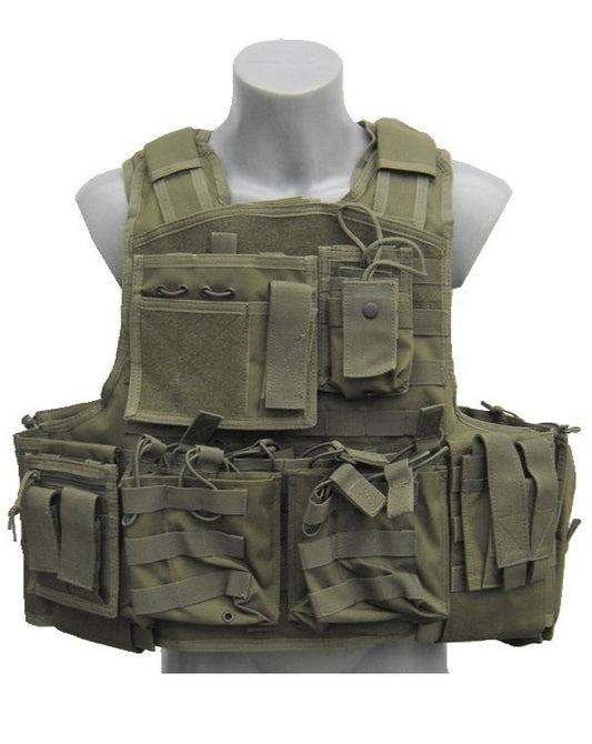 <tc>MOD plate carrier level 4 military setup Oliv tactical vest (06)</tc>