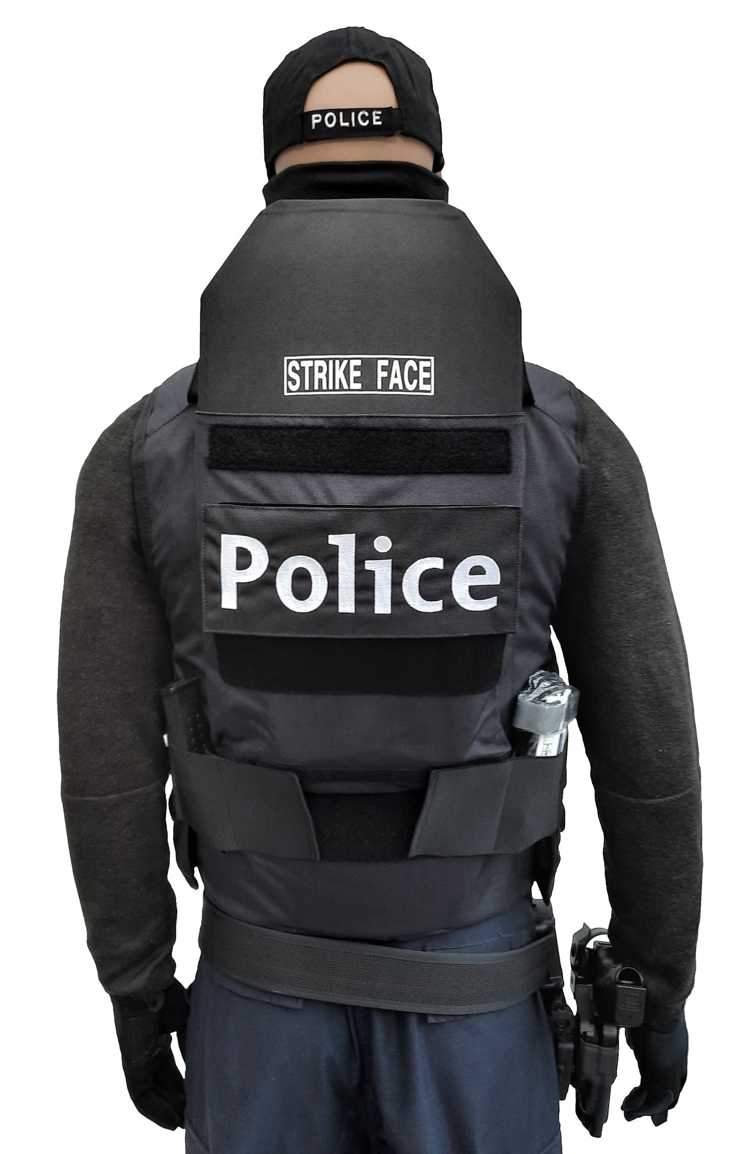 Bulletproof vest police Belgium Molle H01-KR1 + NIJ-4 SA Sioen blue