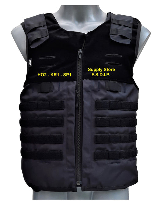 Bulletproof vest FED police Belgium Molle HO2-KR1-SP1 Sioen blue