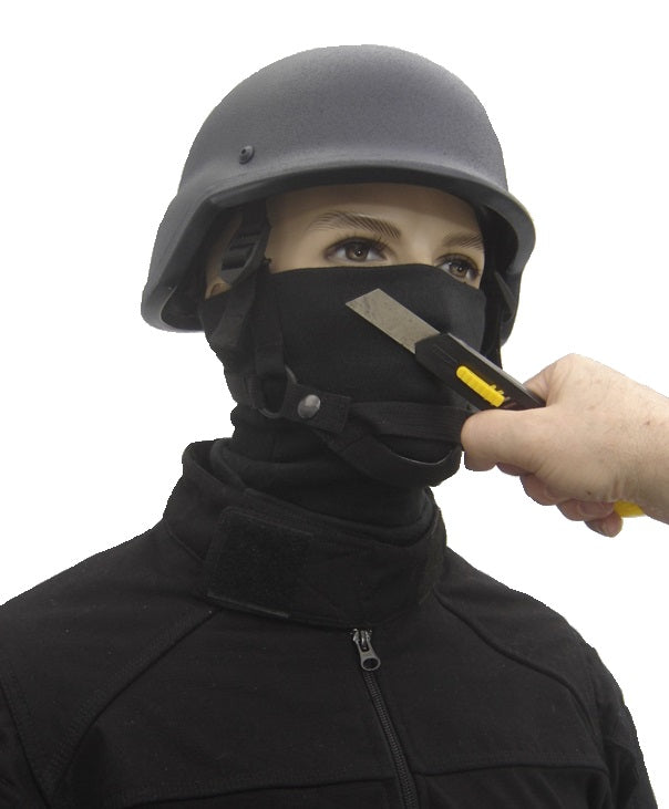 <tc>Cut fire flame resistant black turtleneck neck protection VBR-Belgium</tc>