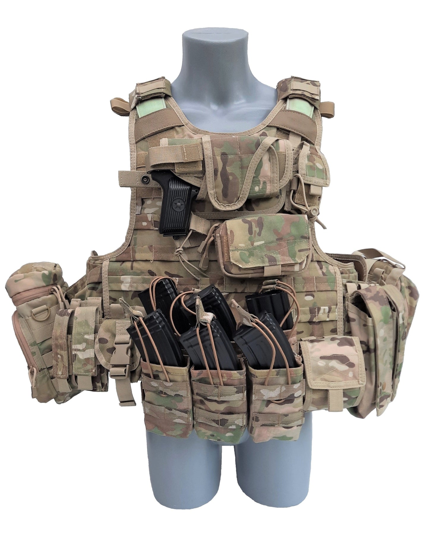 <tc>QPC multicam plate carrier class 4 with extra pouches (04)</tc>