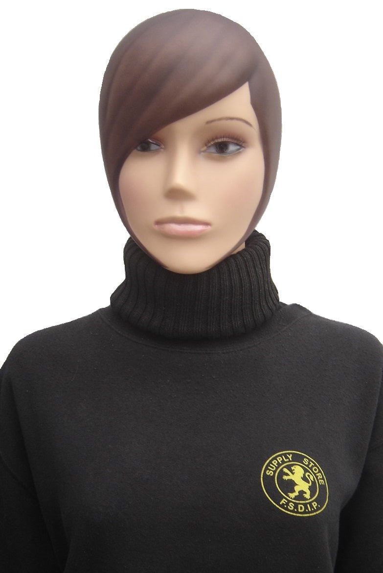 Cut resistant loose turtleneck TORSKIN black neck warmer